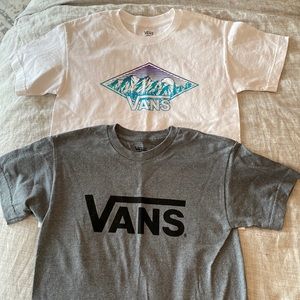 Kids vans t shirts size small